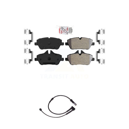 Ceramic Disc Brake Pads And Wear Sensors Front Kit For Mini Cooper
