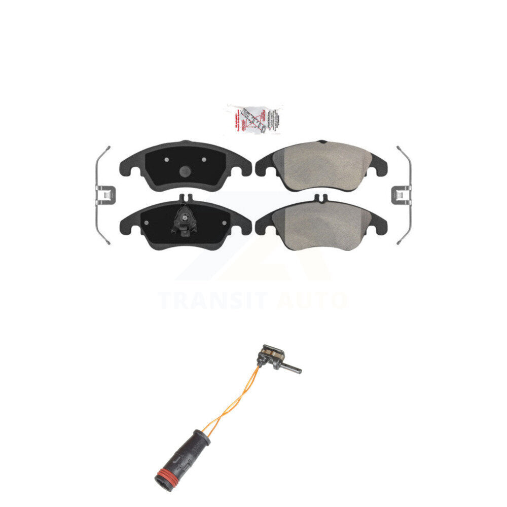 Ceramic Brake Pads & Wear Sensor Front Kit For Mercedes-Benz C300 E350 C350 E550