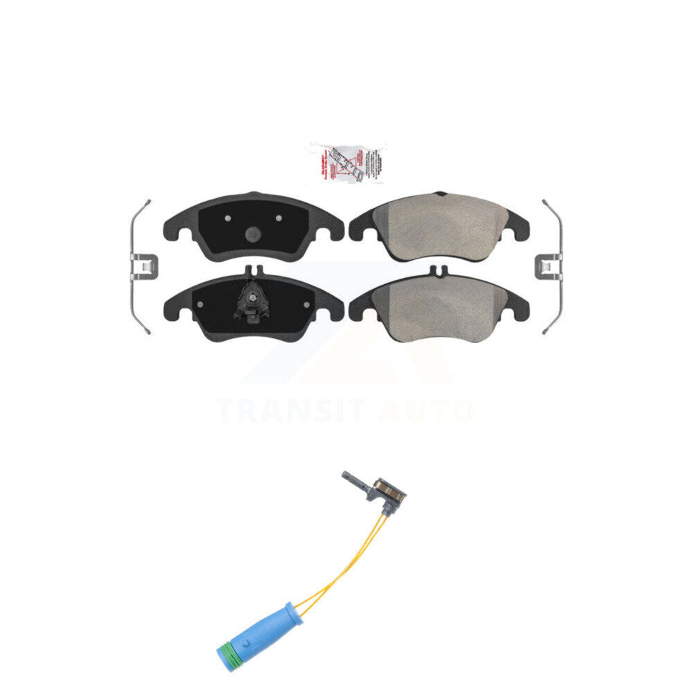 Ceramic Disc Brake Pads And Wear Sensors Front Kit For Mercedes-Benz C250 E400