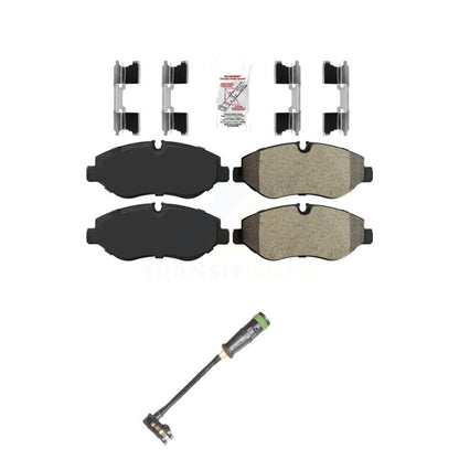 Ceramic Brake Pad & Wear Sensor Front Kit For Mercedes-Benz Sprinter 2500 Metris