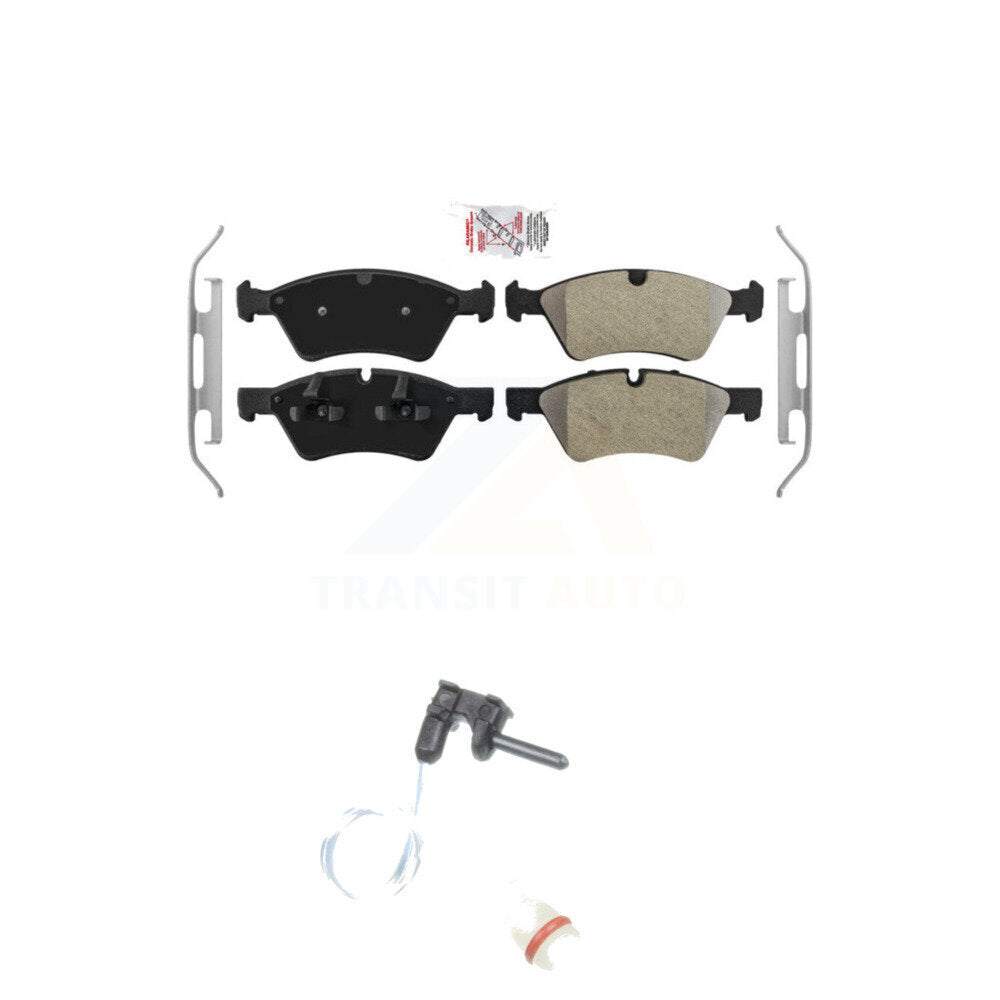 Ceramic Brake Pad Wear Sensor Front Kit For 2008 Mercedes-Benz G55 AMG 5.0L 5.5L
