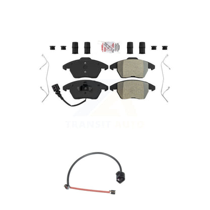 Ceramic Brake Pad Extra Wear Sensor Front Kit For 2012-2013 Audi TT Quattro 2.0L