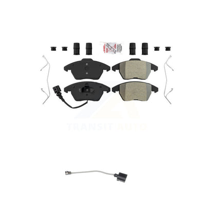 Ceramic Brake Pad And Extra Wear Sensor Front Kit For Audi A3 Quattro Volkswagen