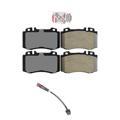 Ceramic Disc Brake Pad & Wear Sensor Front Kit For Mercedes-Benz SL500 SLK55 AMG