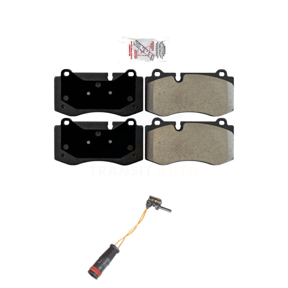 Ceramic Disc Brake Pads Wear Sensor Front Kit For Mercedes-Benz SL550 S350 CL550