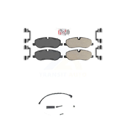 Ceramic Disc Brake Pads And Wear Sensors Front Kit For Land Rover Range