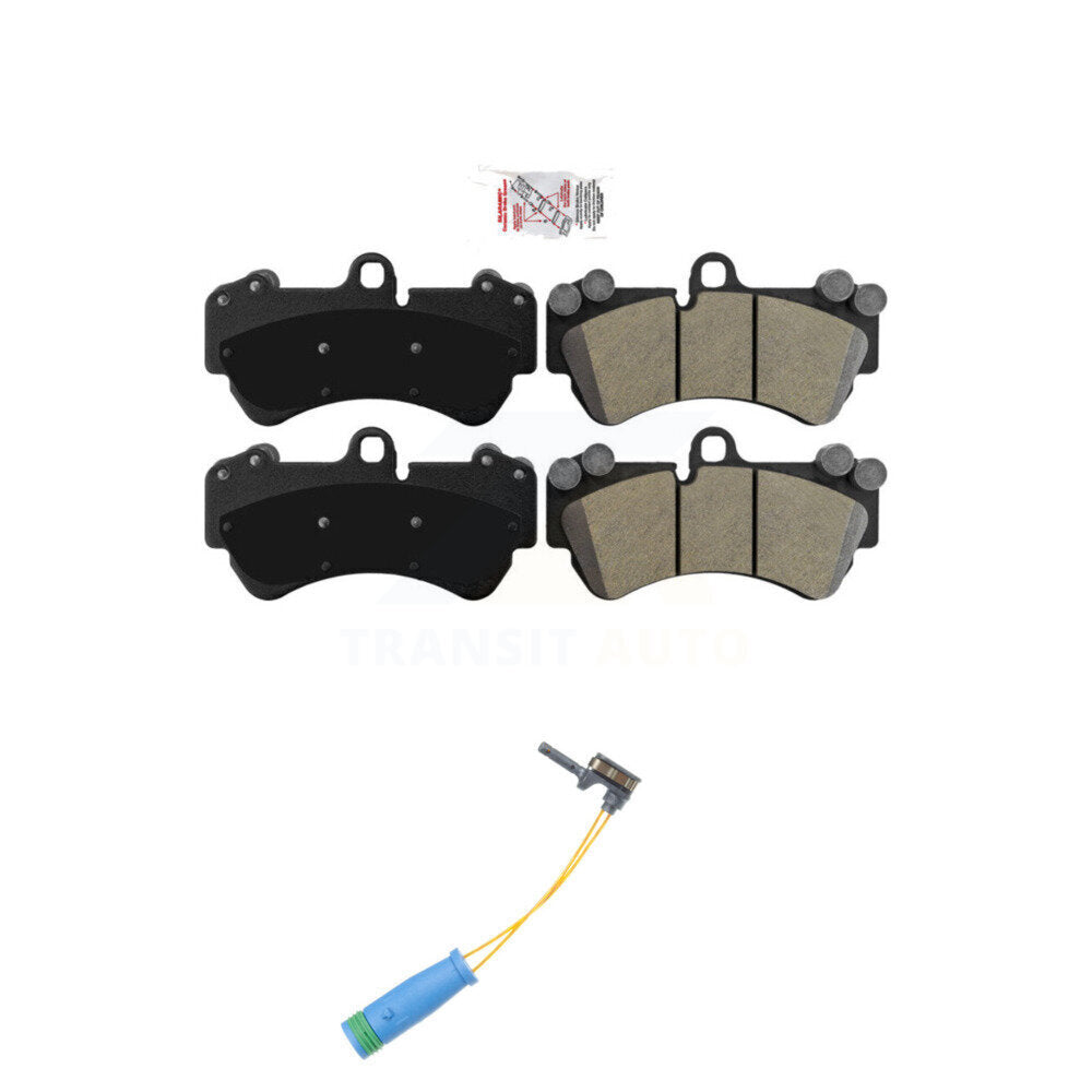 Ceramic Brake Pad And Wear Sensor Front Kit For 2017-2018 Mercedes-Benz G550 4x4