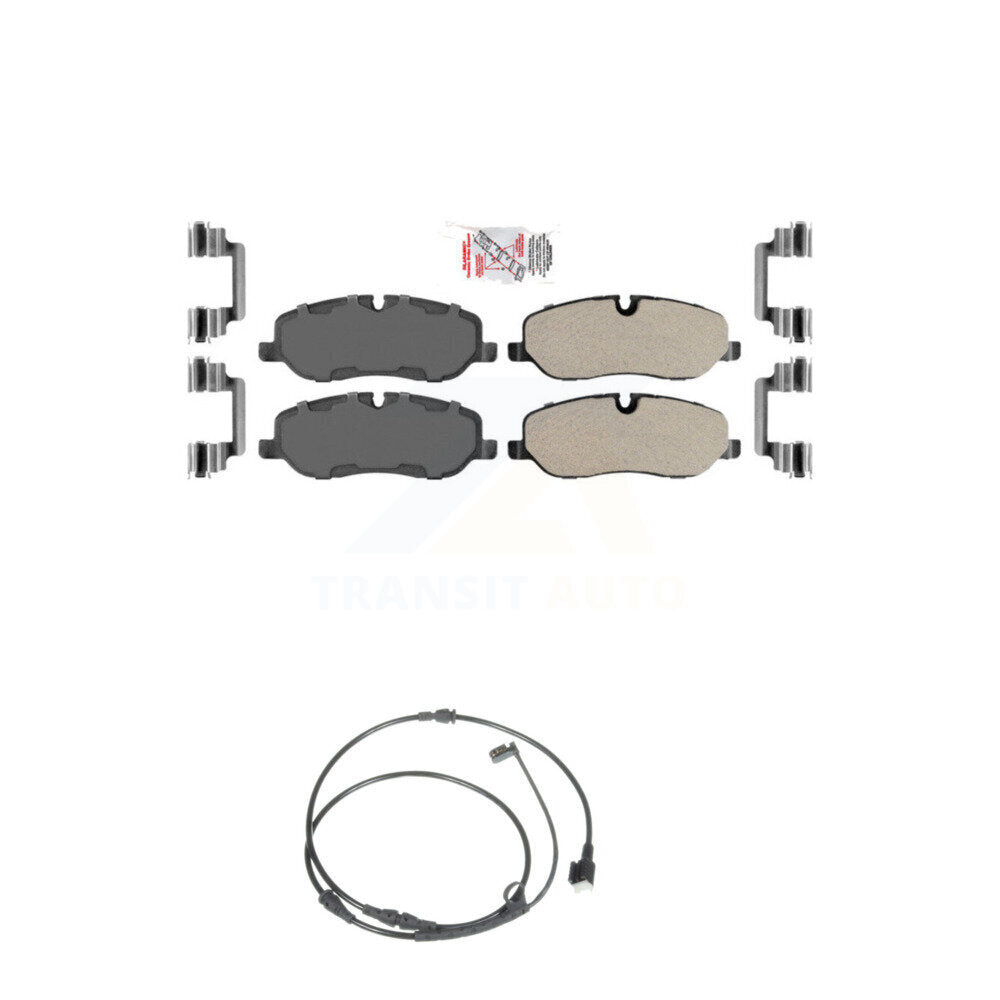 Ceramic Disc Brake Pads And Wear Sensors Front Kit For Land Rover Range Sport