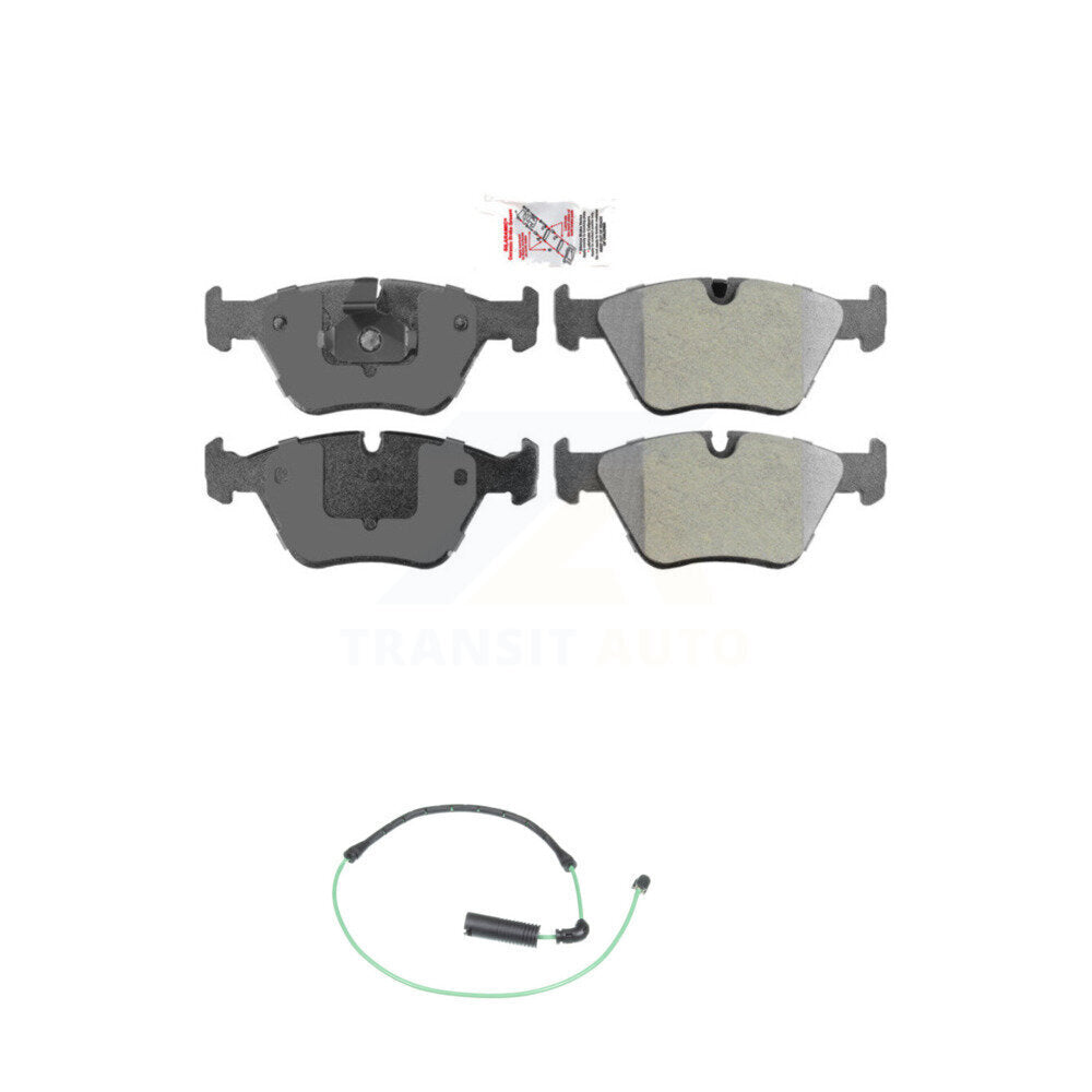 Ceramic Disc Brake Pads And Wear Sensors Front Kit For BMW 330Ci 330i 330xi M3