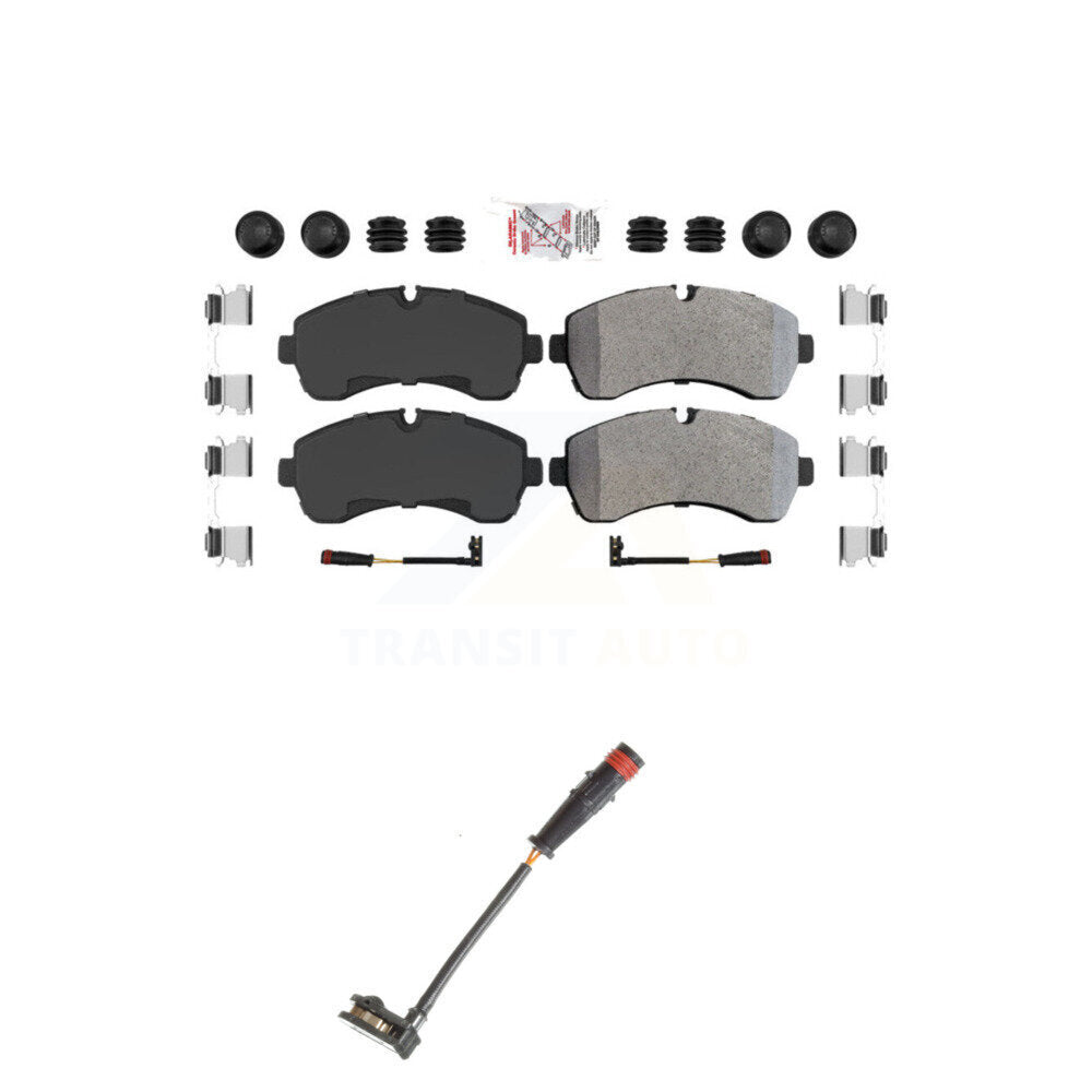Ceramic Brake Pads & Extra Wear Sensor Front Kit For Mercedes-Benz Sprinter 2500