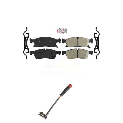 Ceramic Brake Pads & Wear Sensor Front Kit For Mercedes-Benz ML350 GLE350 GLE400