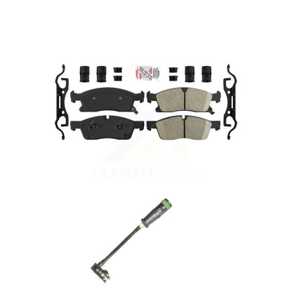 Ceramic Brake Pads & Wear Sensor Front Kit For Mercedes-Benz GLE400 GL350 GLS450