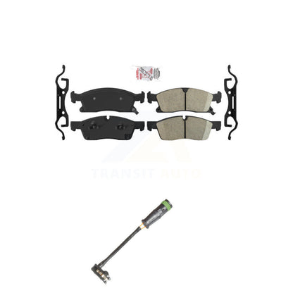 Ceramic Brake Pads & Wear Sensor Front Kit For Mercedes-Benz GLE400 GL350 GLS450