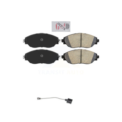 Ceramic Brake Pad Extra Wear Sensor Front Kit For Volkswagen Tiguan Jetta Audi R