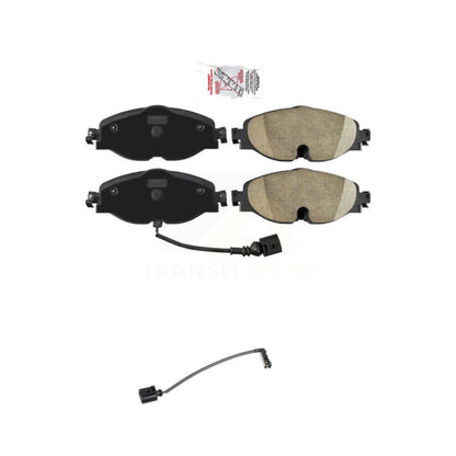 Ceramic Brake Pad Extra Wear Sensor Front Kit For Audi TT Quattro Base with 2.0L