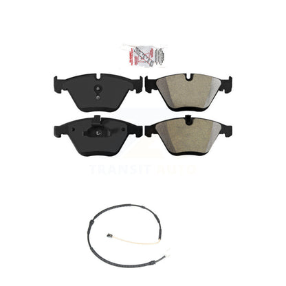 Ceramic Disc Brake Pads And Wear Sensors Front Kit For BMW 328i xDrive X1