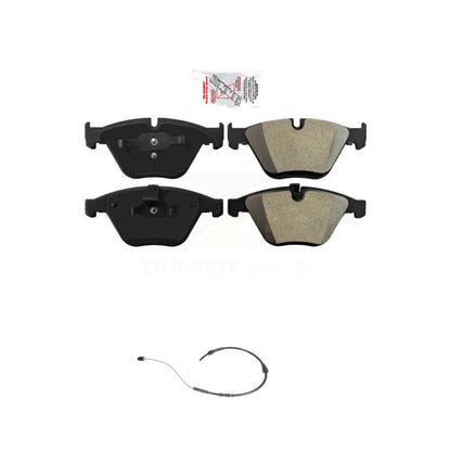 Ceramic Disc Brake Pads And Wear Sensors Front Kit For BMW X1