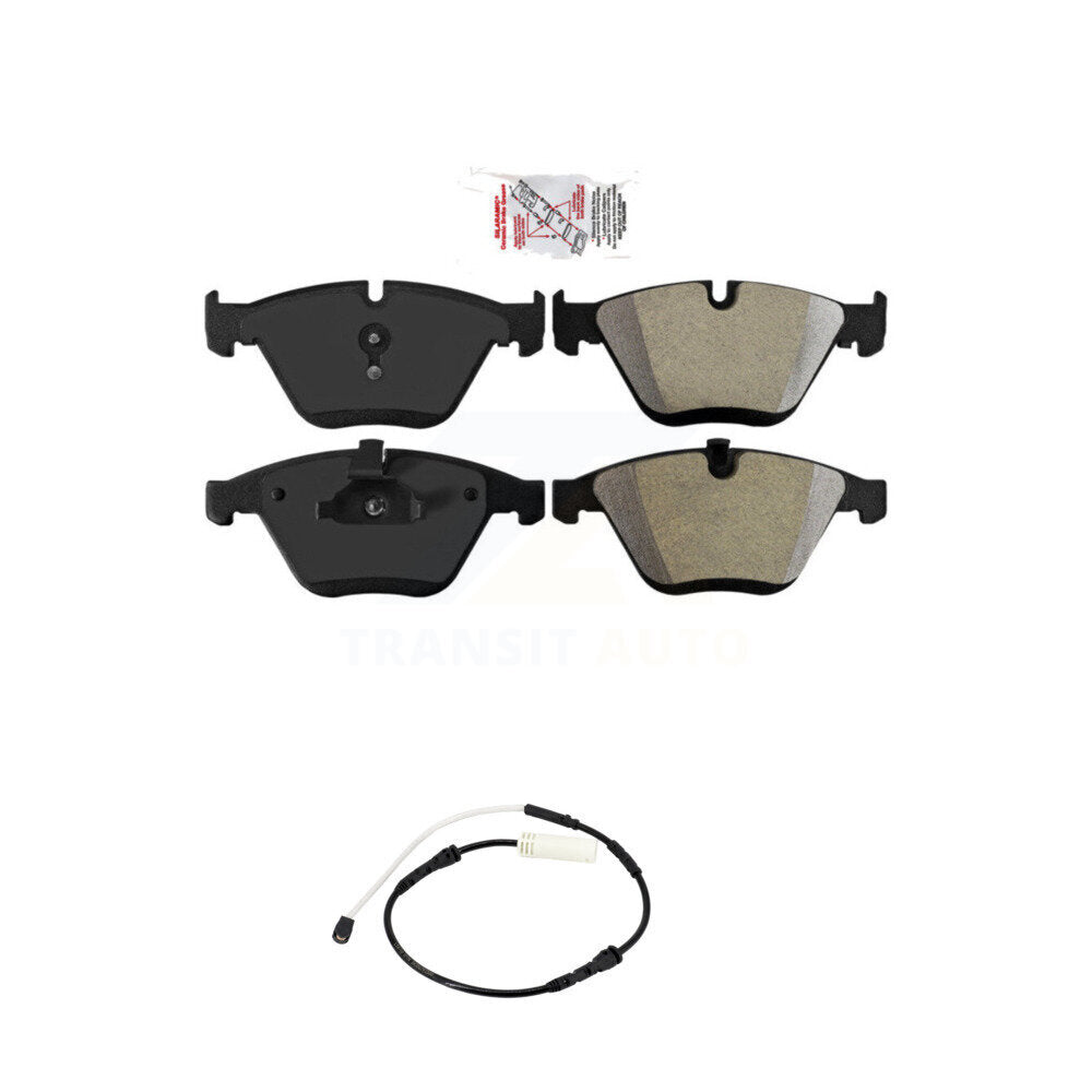Ceramic Disc Brake Pads And Wear Sensors Front Kit For BMW 328i xDrive 335i