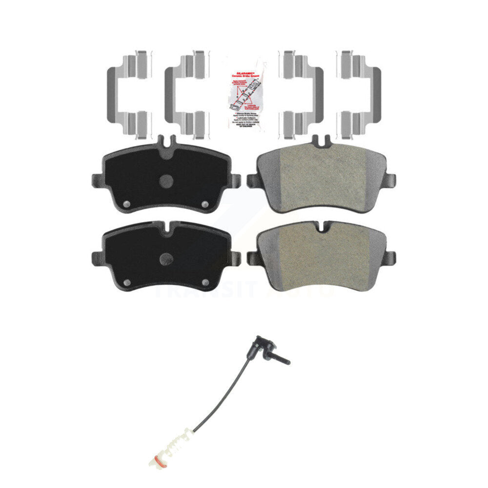 Ceramic Brake Pad Wear Sensor Front Kit For Mercedes-Benz CLK320 Coupe with 3.2L