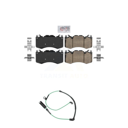 Ceramic Disc Brake Pads And Wear Sensors Front Kit For Land Rover Range