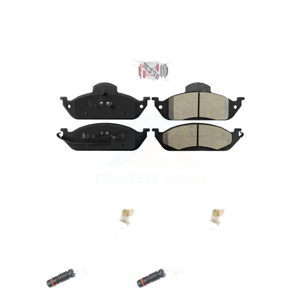 Ceramic Disc Brake Pad Wear Sensor Front Kit For Mercedes-Benz ML320 ML350 ML430