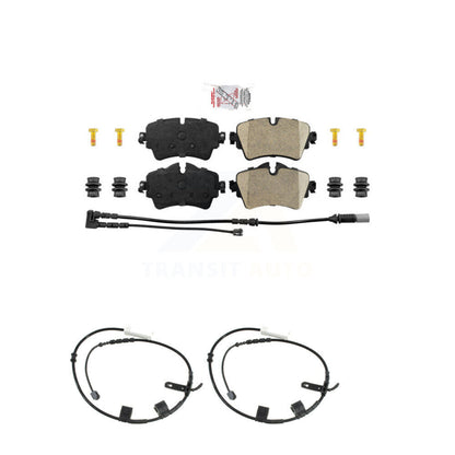 Ceramic Disc Brake Pad And Extra Wear Sensor Front Kit For 2015 Mini Cooper 1.6L