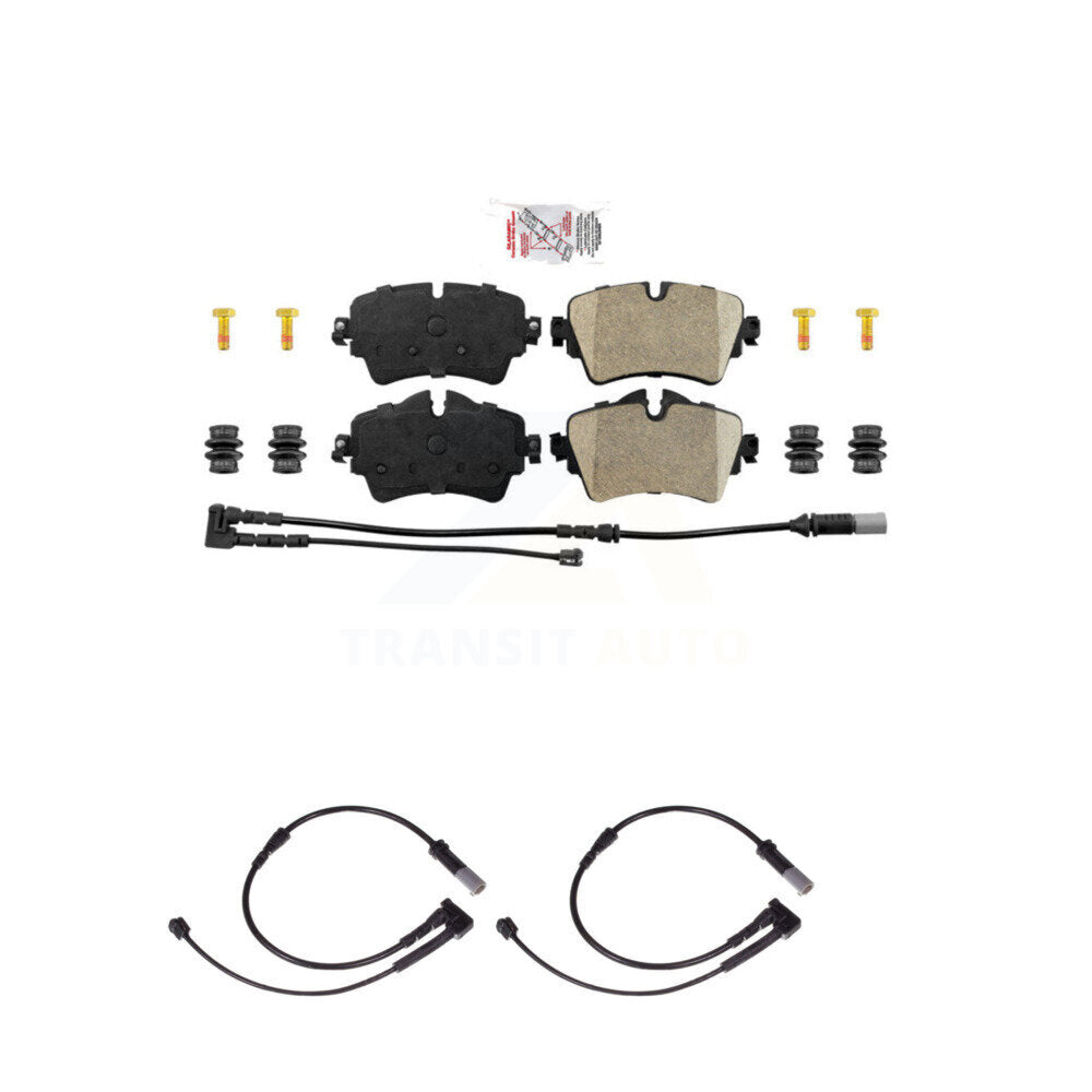 Ceramic Disc Brake Pads And Extra Wear Sensors Front Kit For Mini Cooper