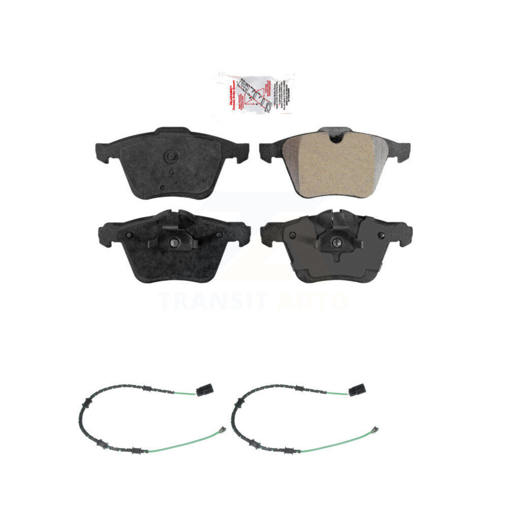 Ceramic Brake Pad And Wear Sensor Front Kit For Jaguar XF with 356mm Rotor