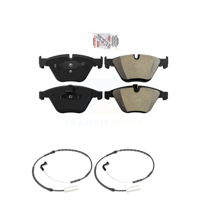 Ceramic Brake Pads Wear Sensor Front Kit For 2009-2010 BMW 328i xDrive 335i 3.0L