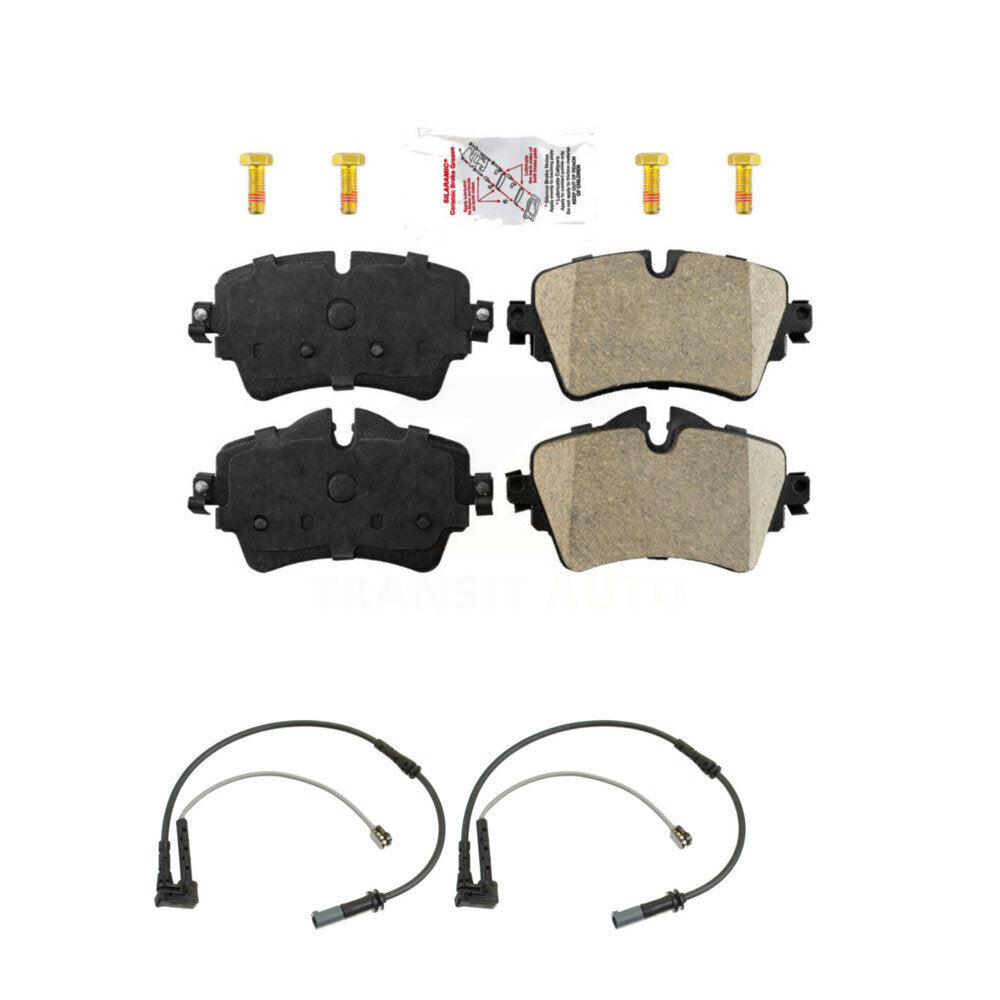 Ceramic Disc Brake Pads And Wear Sensors Front Kit For Mini Cooper Clubman