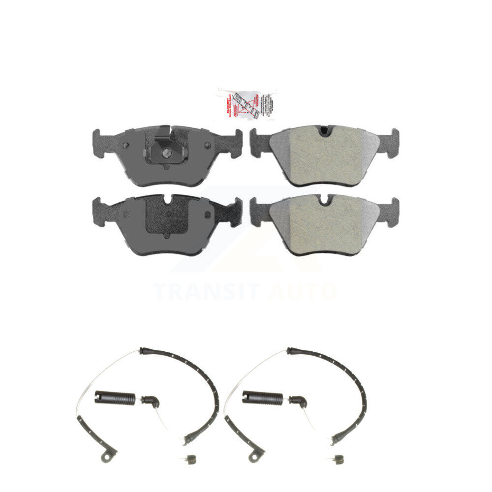 Ceramic Disc Brake Pads And Wear Sensors Front Kit For BMW Z4