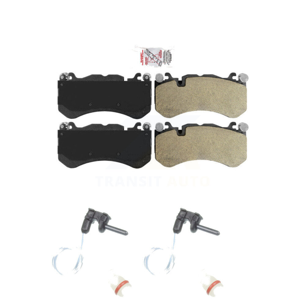 Ceramic Disc Brake Pads And Wear Sensors Front Kit For Mercedes-Benz G63 AMG