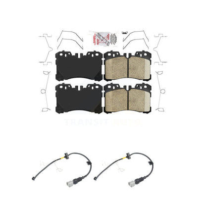 Ceramic Disc Brake Pads And Wear Sensors Front Kit For Lexus LS500 LS500h
