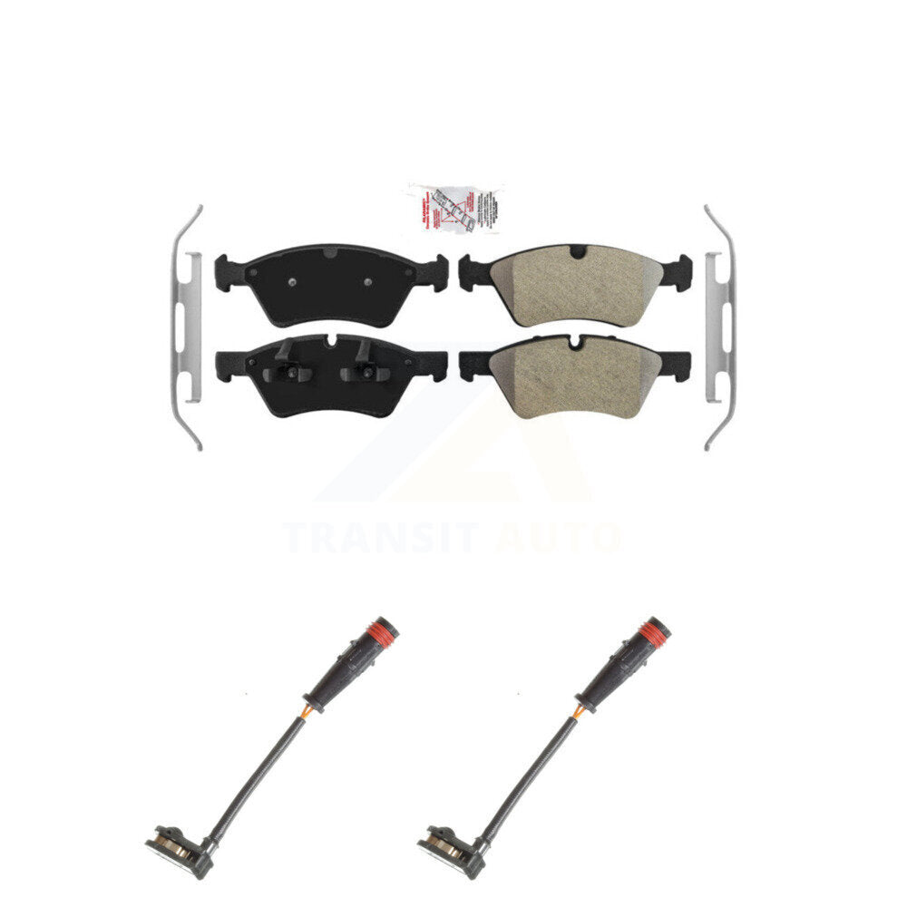 Ceramic Brake Pad Wear Sensor Front Kit For Mercedes-Benz ML350 R350 GL450 ML500