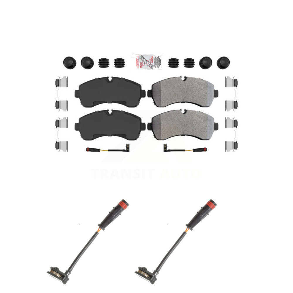 Ceramic Brake Pads & Extra Wear Sensor Front Kit For Mercedes-Benz Sprinter 2500