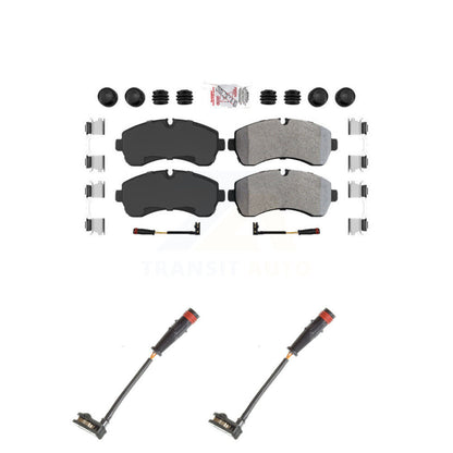 Ceramic Brake Pads & Extra Wear Sensor Front Kit For Mercedes-Benz Sprinter 2500