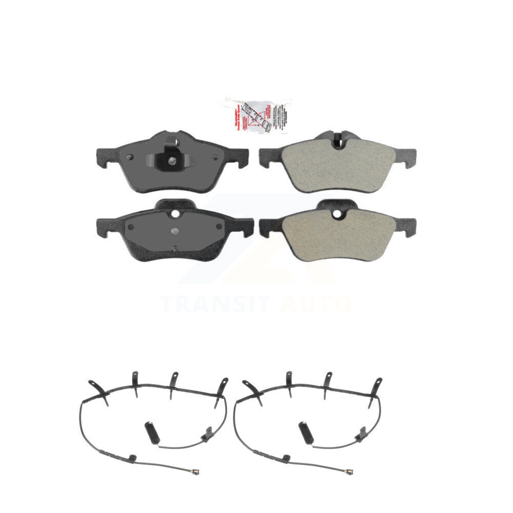 Ceramic Disc Brake Pads And Wear Sensors Front Kit For Mini Cooper