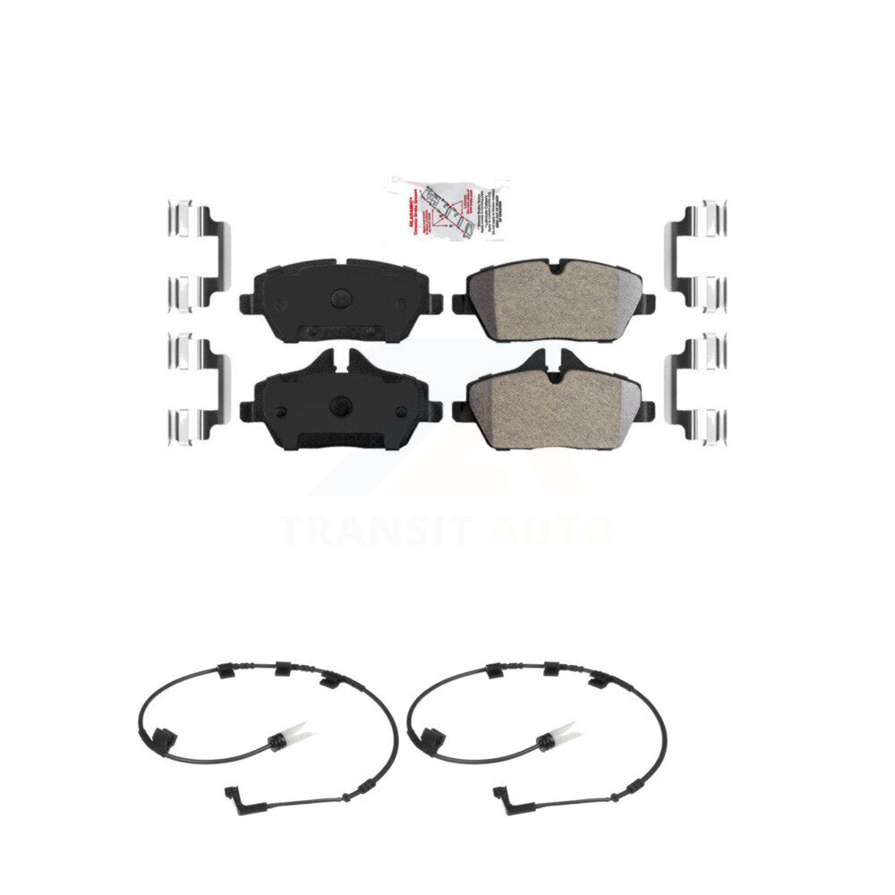 Ceramic Disc Brake Pads And Wear Sensors Front Kit For Mini Cooper