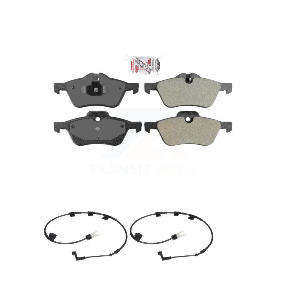Ceramic Disc Brake Pads And Wear Sensors Front Kit For Mini Cooper