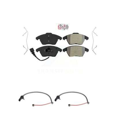 Ceramic Disc Brake Pads And Wear Sensors Front Kit For 2011 Audi R8