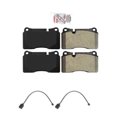 Ceramic Disc Brake Pads And Wear Sensors Front Kit For Volkswagen Touareg