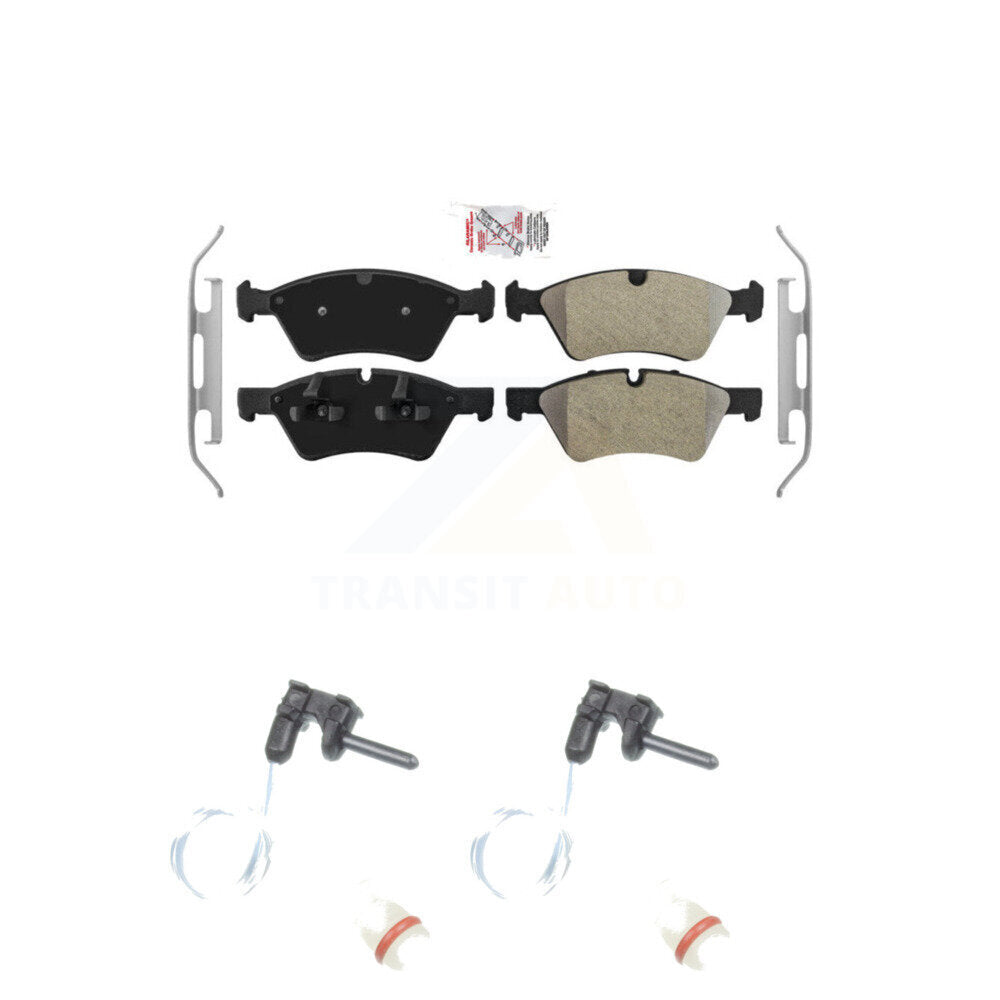 Ceramic Brake Pad Wear Sensor Front Kit For 2008 Mercedes-Benz G55 AMG 5.0L 5.5L