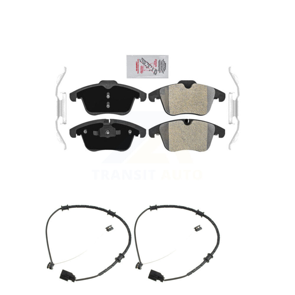 Ceramic Brake Pad Wear Sensor Front Kit For Jaguar XK 4.2L with Disc rear brakes