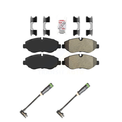 Ceramic Brake Pad & Wear Sensor Front Kit For Mercedes-Benz Sprinter 2500 Metris