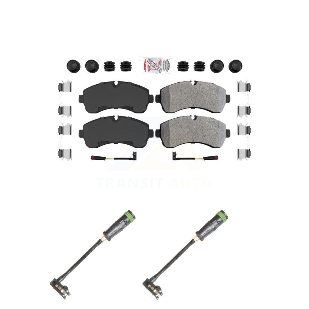Ceramic Brake Pads & Extra Wear Sensor Front Kit For Mercedes-Benz Sprinter 3500
