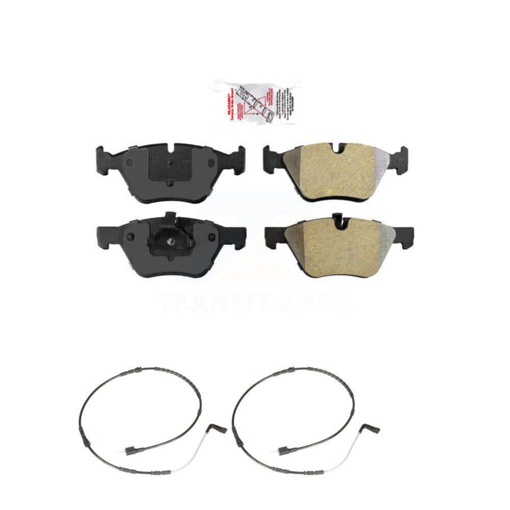 Ceramic Disc Brake Pads And Wear Sensors Front Kit For BMW Z4