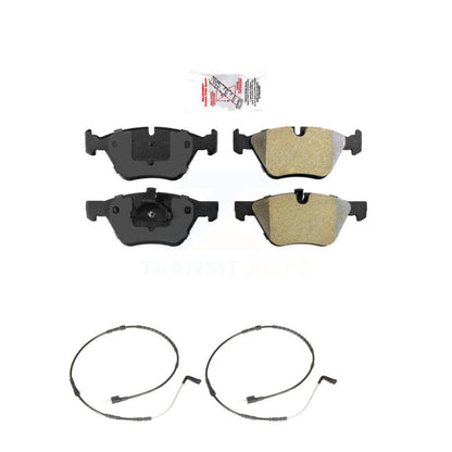 Ceramic Disc Brake Pads And Wear Sensors Front Kit For BMW Z4
