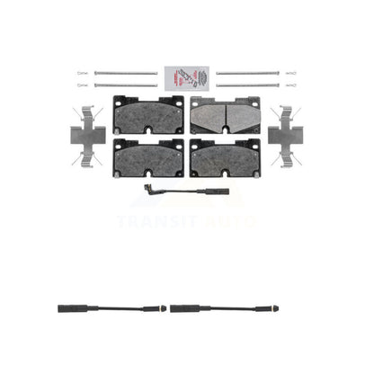 Ceramic Brake Pad & Extra Wear Sensor Front Kit For GMC Chevrolet Silverado 1500