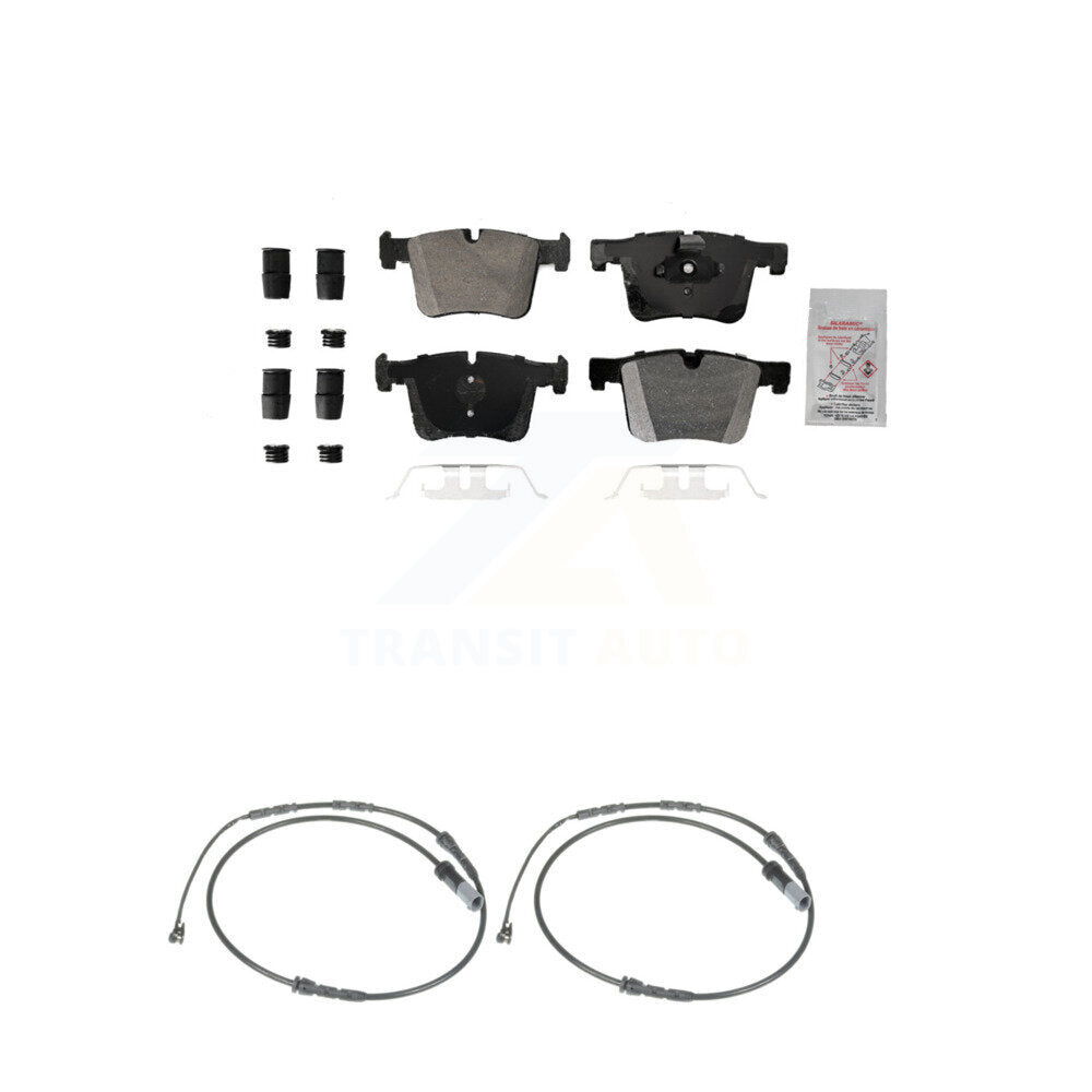Ceramic Disc Brake Pads And Wear Sensors Front Kit For BMW X3 X4