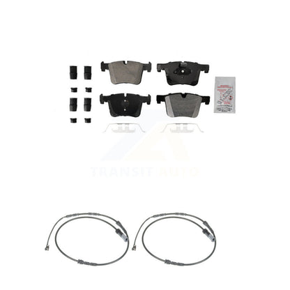 Ceramic Disc Brake Pads And Wear Sensors Front Kit For BMW X3 X4